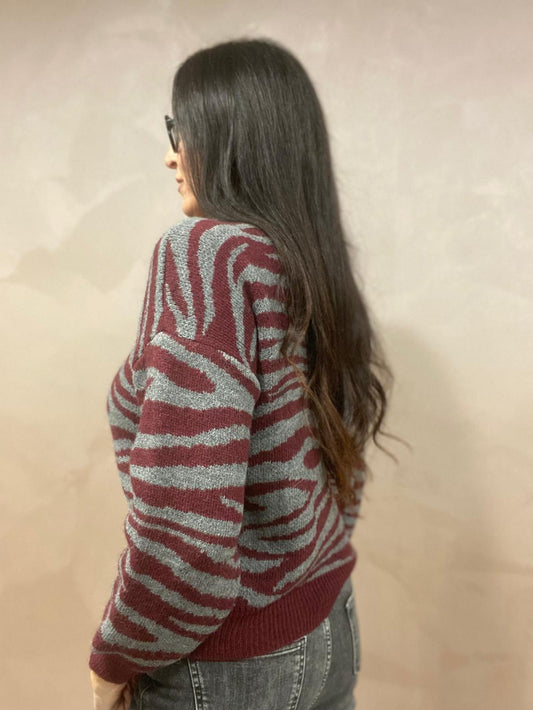 Maglione Zebrato