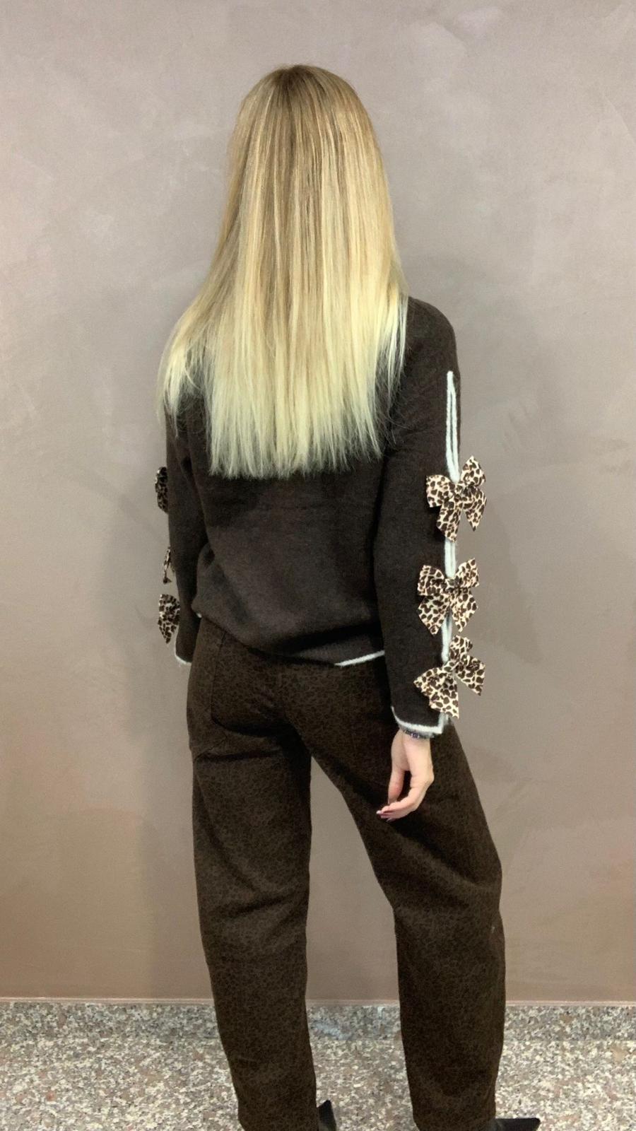 Pullover Animalier Chic