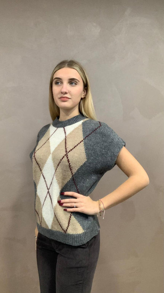 Gilet College Preppy