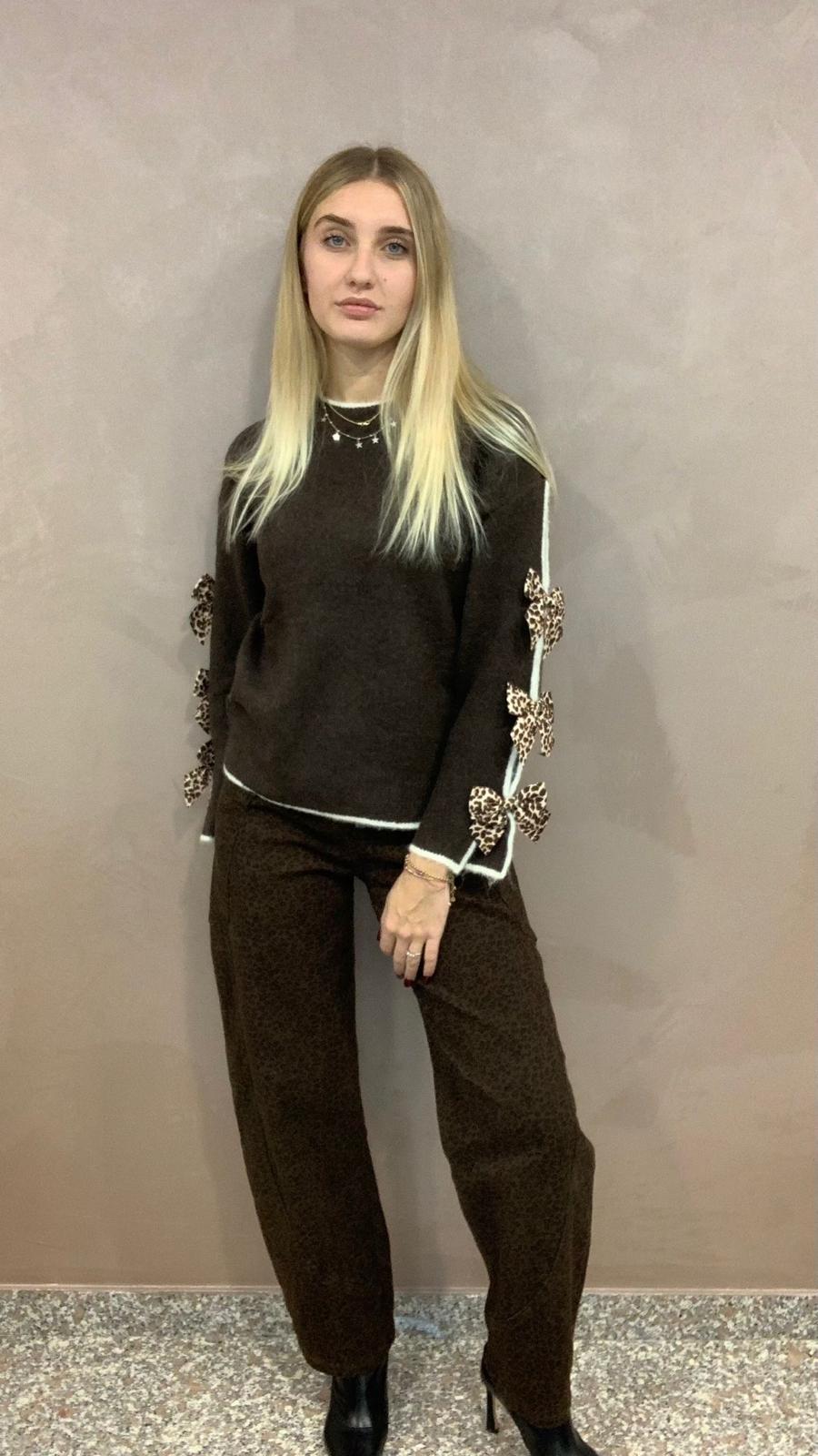 Pullover Animalier Chic