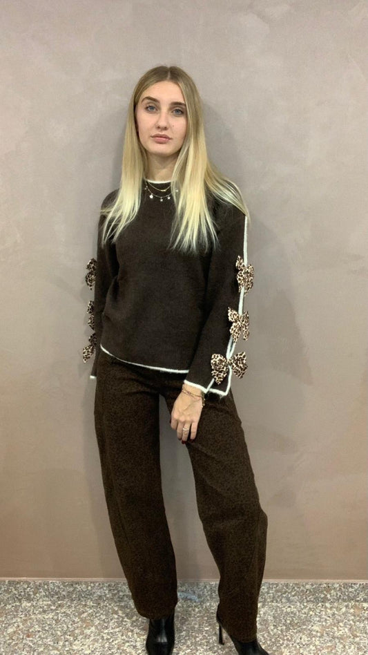 Pullover Animalier Chic