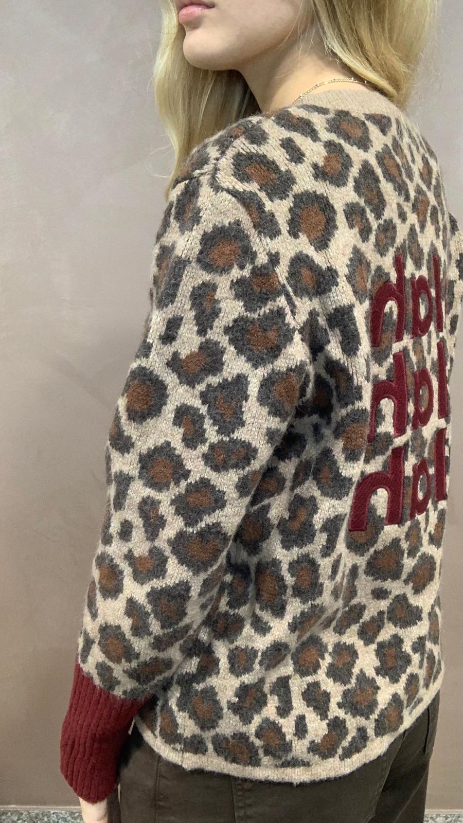 Maglia Button-Up Leopard