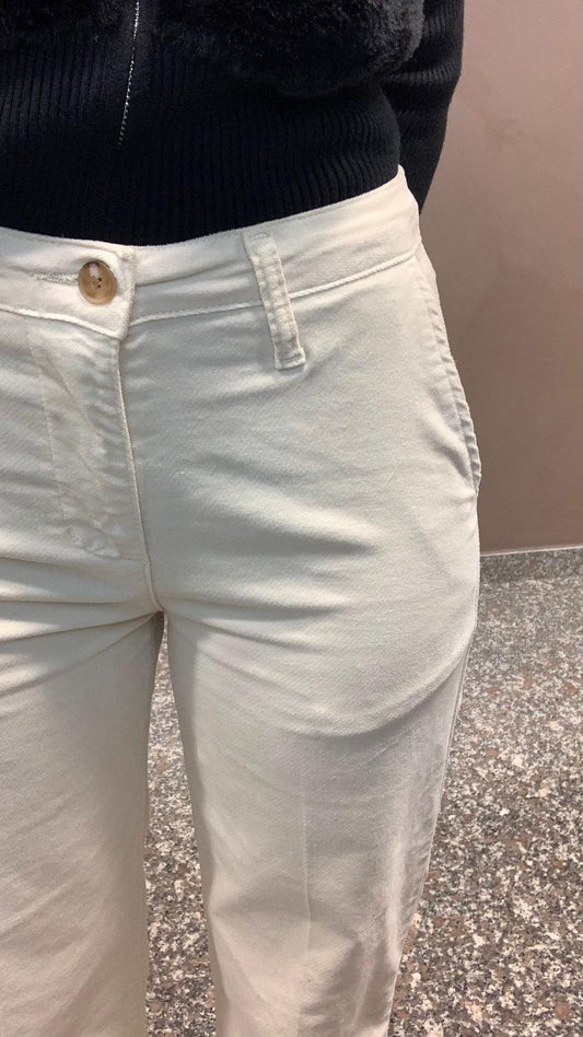 Pantaloni Vita Alta Straight