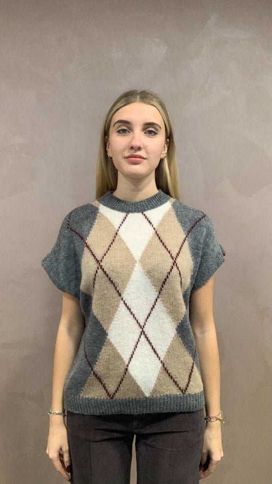 Gilet College Preppy