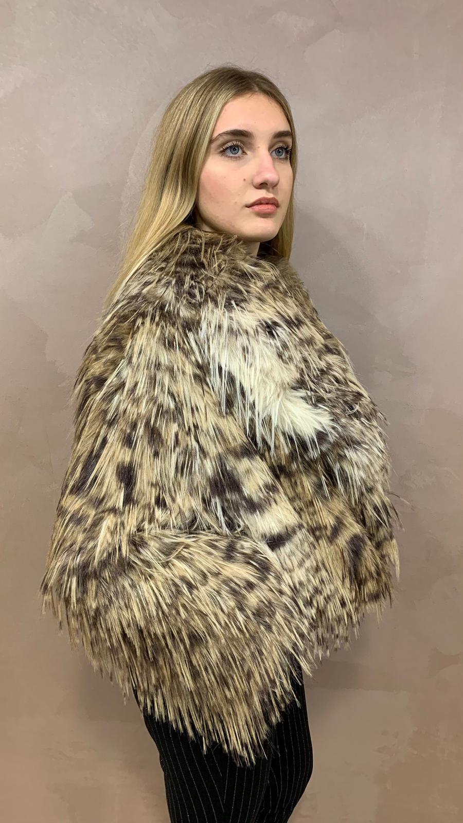 Pelliccia Ecologica "Wild Cat" Lumina