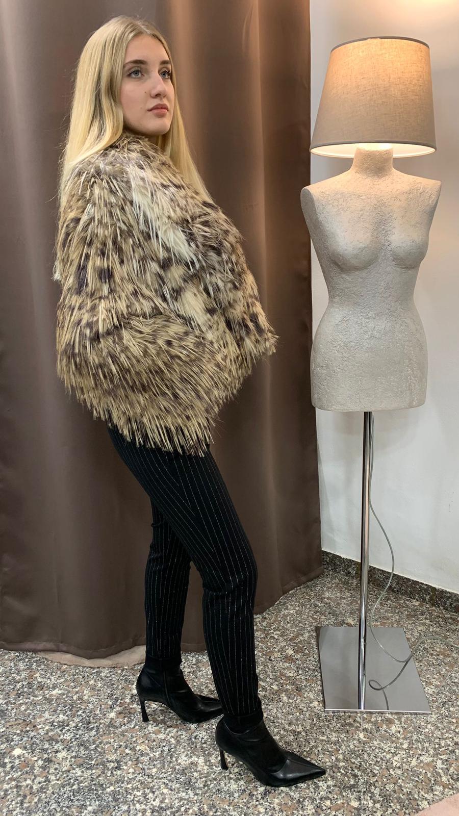 Pelliccia Ecologica "Wild Cat" Lumina