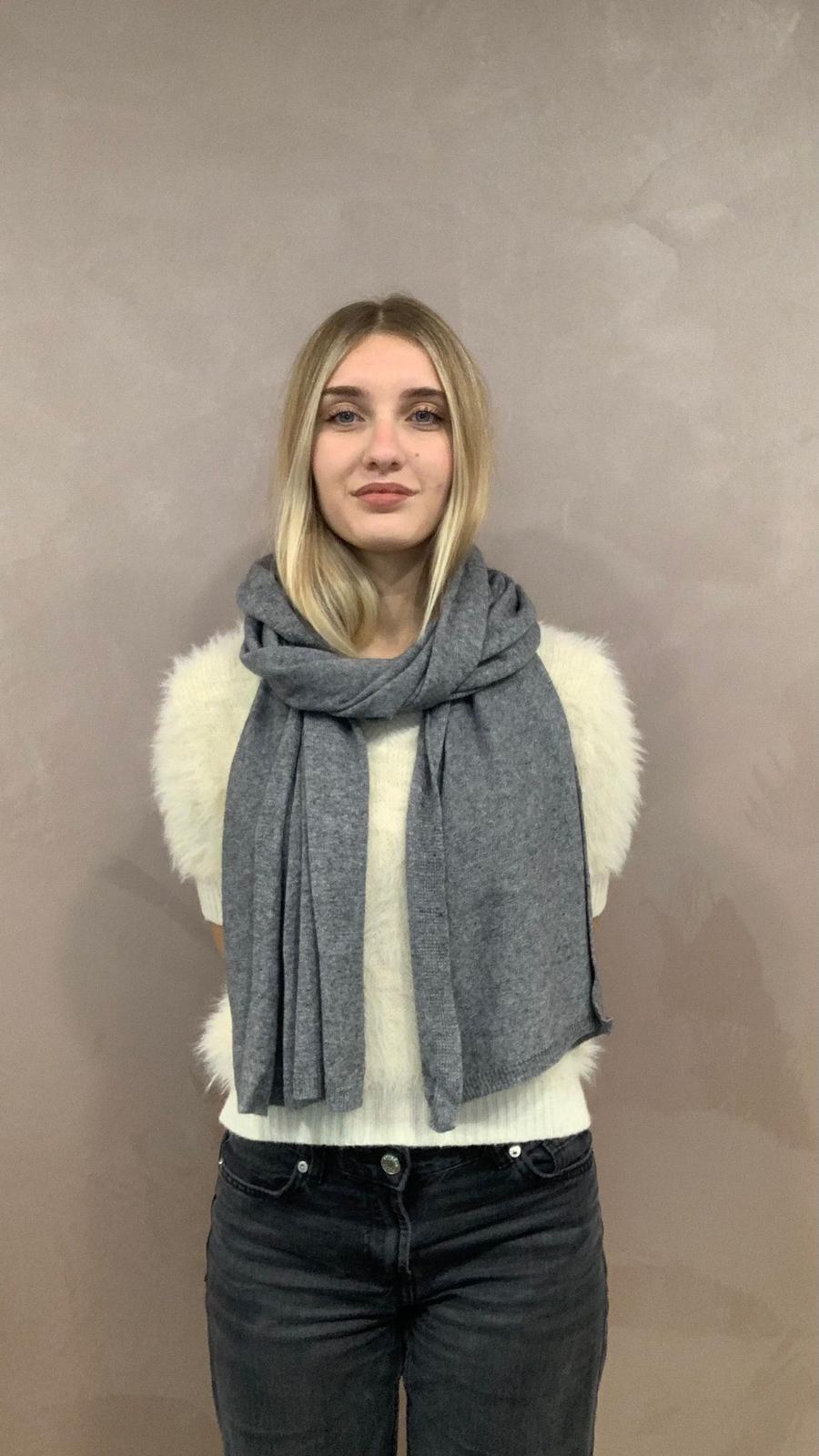 Sciarpa Lunga "Taupe Luxe"