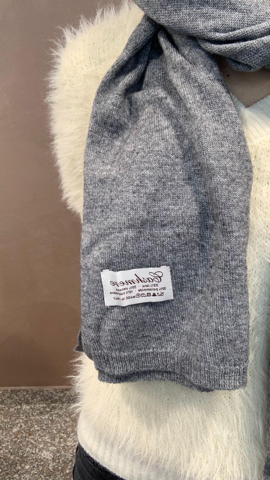 Sciarpa Lunga "Taupe Luxe"