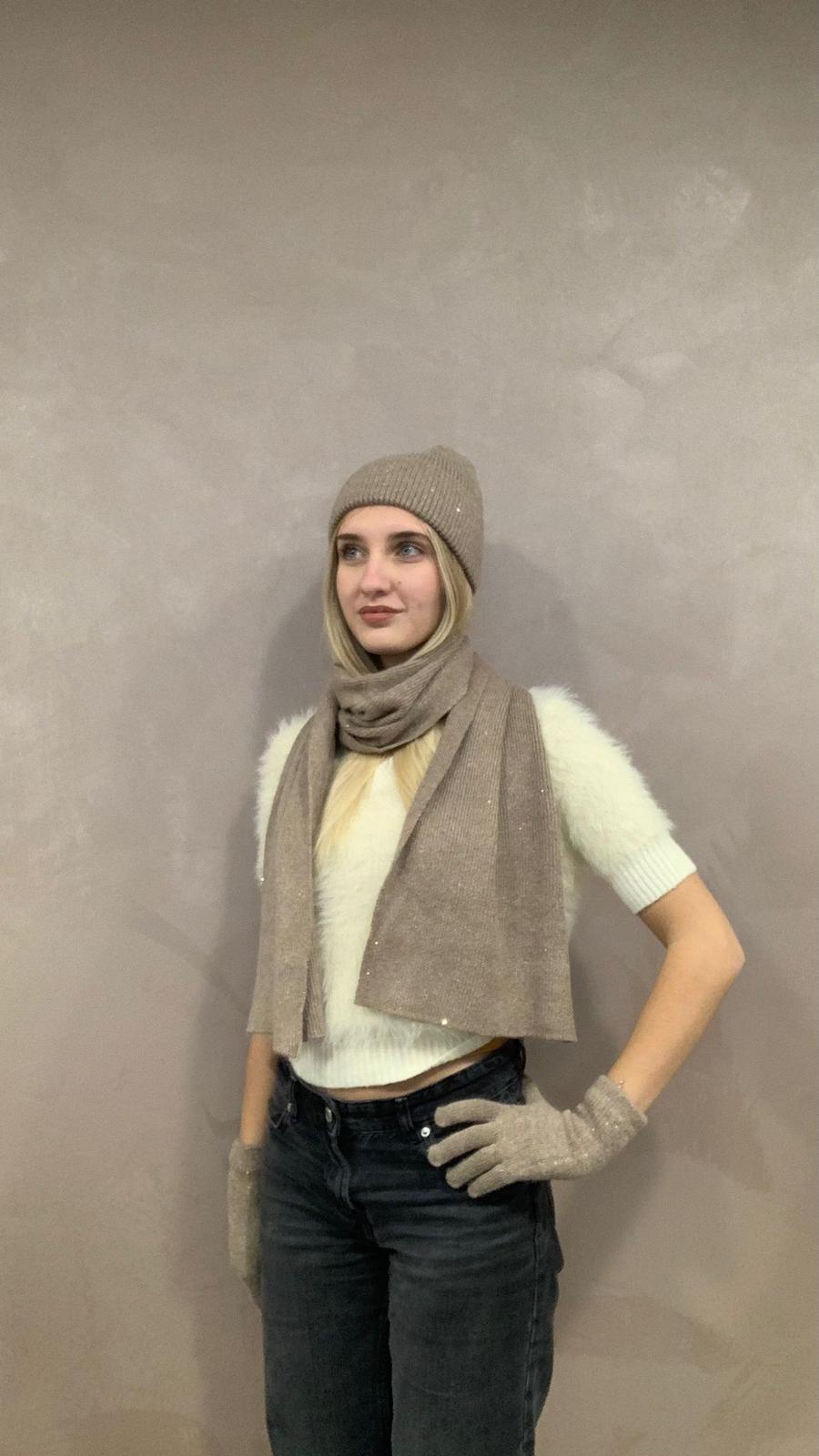 Kit Invernale "Taupe Sparkle"