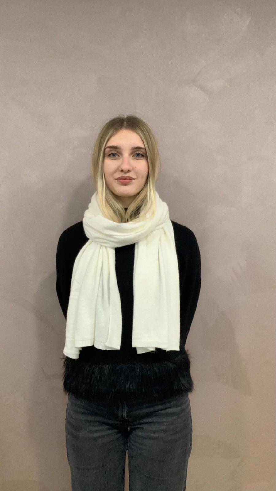 Sciarpa Lunga "Taupe Luxe"